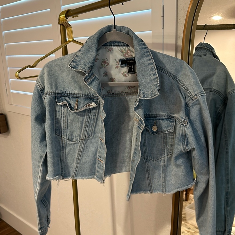 Cropped Jean Jacket